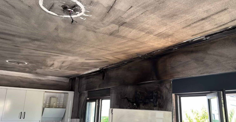 Evi yanan vatandaşa Kemer Belediyesi’nden destek