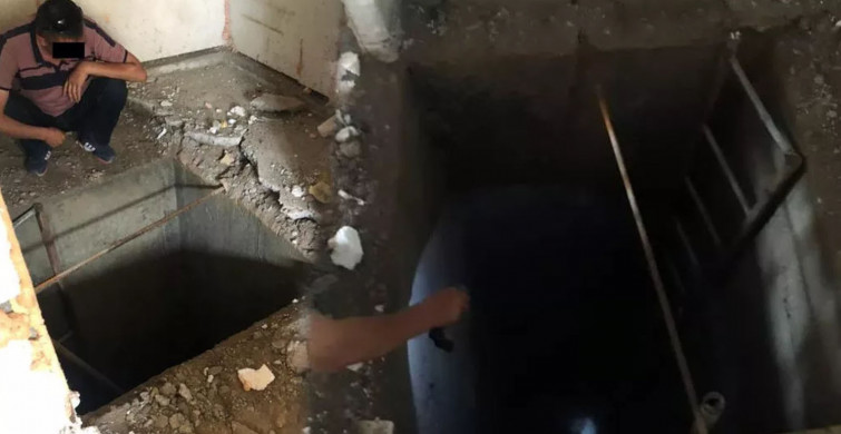 Evinin bahçesinde iki ülkeyi birbirine bağlayan tünel çıktı! Akıl hastanesine kaldırıldı