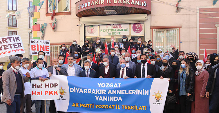 Evlat Nöbeti Tutan Ailelere Bir Destek de Yozgat İl Başkanı'ndan Geldi