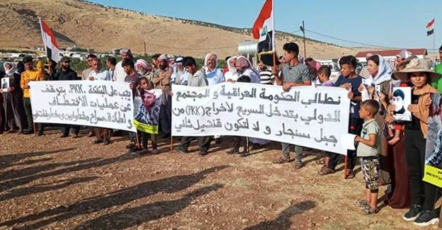 Ezidi Kürtler PKK'ya İsyan Etti