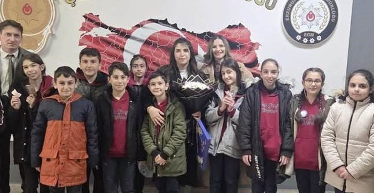 Faik Güngör Ortaokulu'ndan Polis Haftası Ziyareti