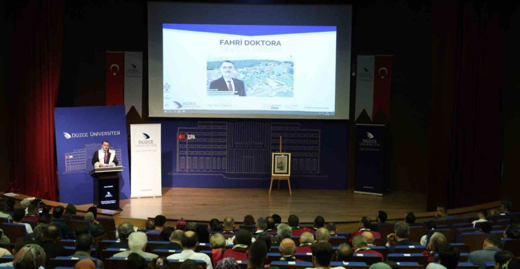 Fatih Dönmez'e Düzce Üniversitesi'nden Fahri Doktora Unvanı
