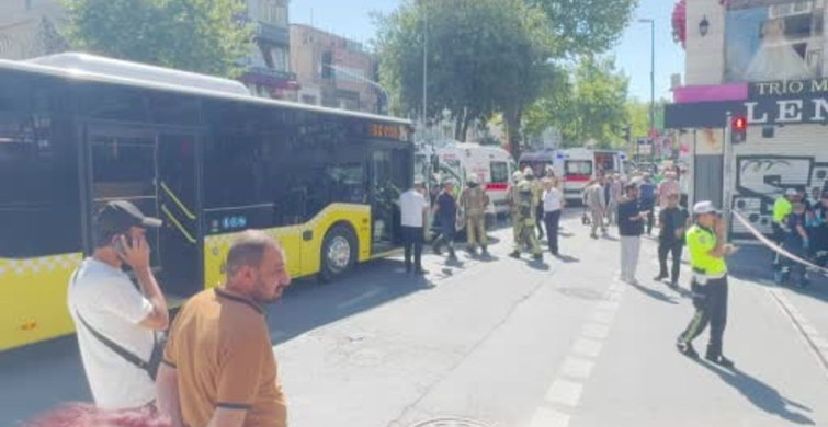 Fatih'te İETT otobüsü ile ambulans çarpıştı: 5 yaralı