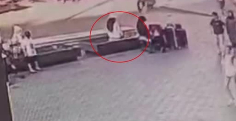 Fatih'te kadın hırsız, bankta oturan vatandaşın çantasını çaldı