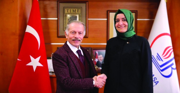 Fatma Betül Sayan Kaya'dan Başkan Aydıner'e Hayırlı Olsun Ziyareti