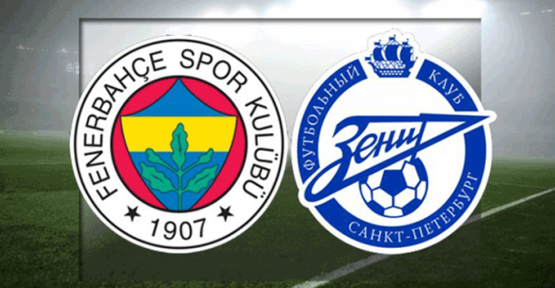 Fenerbahçe - Zenit Maçında İlk 11'ler Belli Oldu
