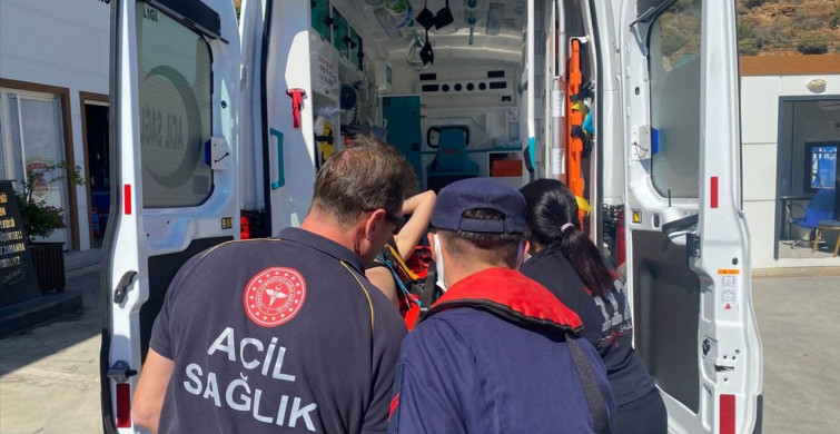 Fethiye Açıklarında Yatta Yaralanan Kişi Tahliye Edildi