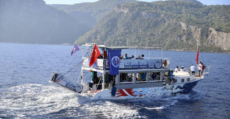 Fethiye'de Altın Palet Sualtı Görüntüleme Türkiye Şampiyonası Başladı