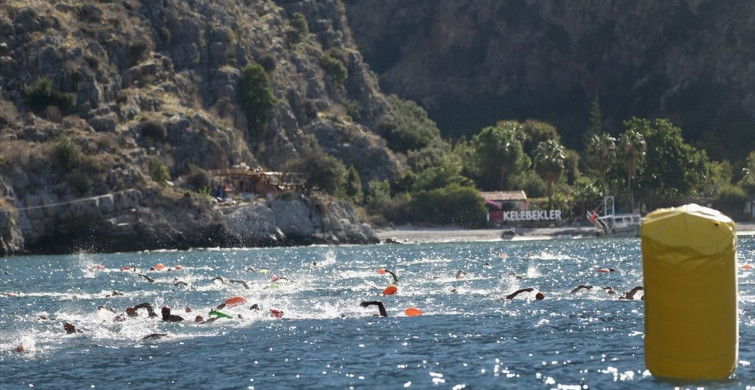 Fethiye'de Kelebekler Vadisi Açık Su Yüzme Yarışı