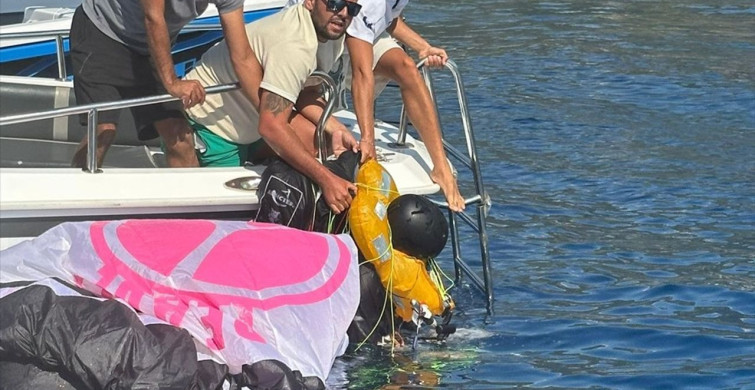 Fethiye'de Yamaç Paraşütü Kazası