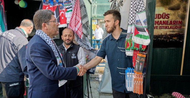 Filistin Farkındalık Çadırı'na Ziyaret