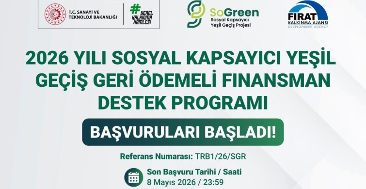 Fırat Kalkınma Ajansı KOBİ'lere 235 Milyon TL Yeşil Dönüşüm Desteği Sağlıyor