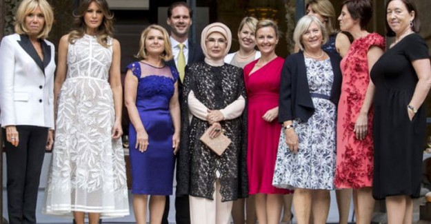 First Lady Fotoğrafında Bir Erkek