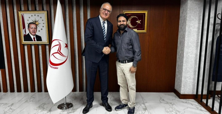FIVB İletişim Komisyonu Üyesi Dr. Varuna Suthra Türkiye Voleybol Federasyonu'nu Ziyaret Etti