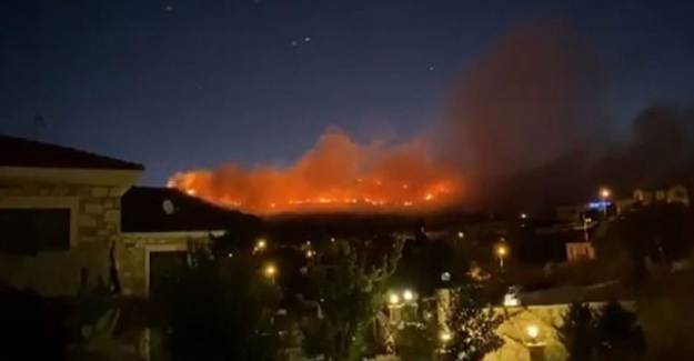 Foça'da Orman Yangını