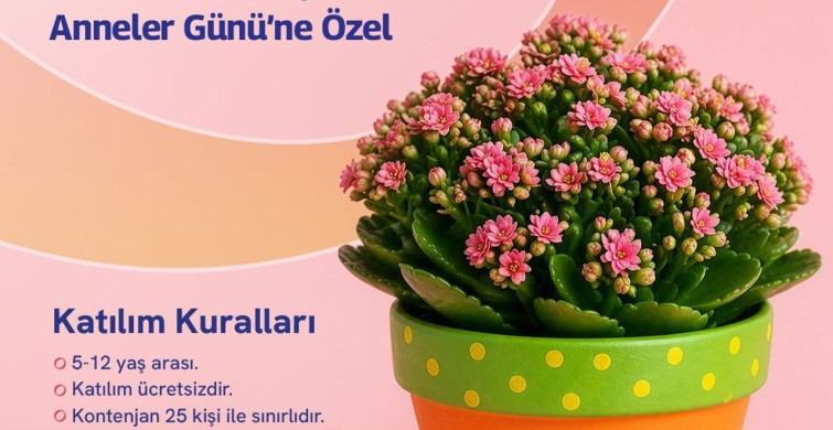Forum Manisa’da Anneler Günü Etkinliği Çocukların Renkli Eliyle Yaşanıyor