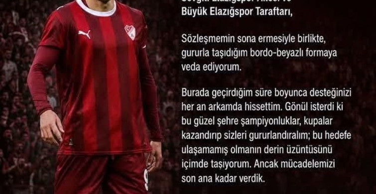 Fuat Bavuk Elazığspor'a Veda Etti