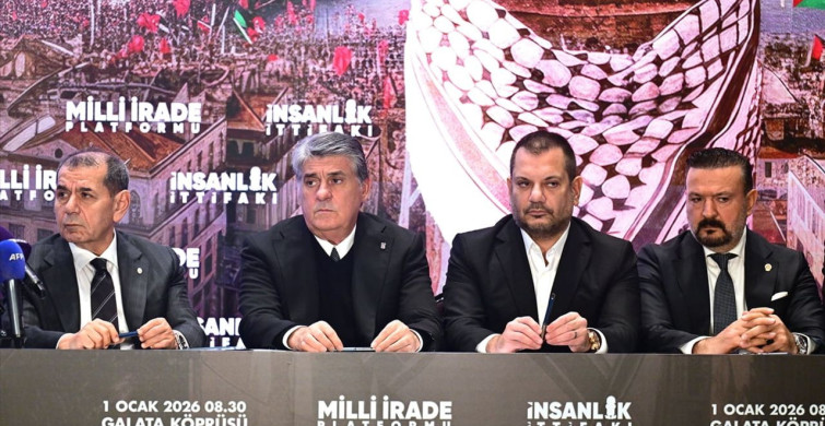 Galata Köprüsü'nde Filistin İçin Buluşma Çağrısı