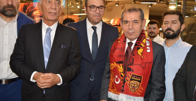 Galatasaray Başkanı Dursun Özbek Mardin'de GS Store Açılışını Yaptı