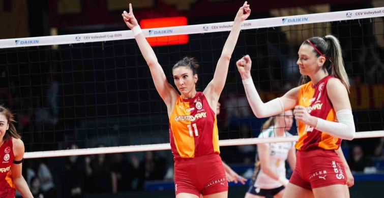Galatasaray Kadın Voleybol Takımı CEV Kupası'nda Şampiyon