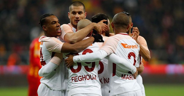 Galatasaray Kayseri'yi Rahat Geçti