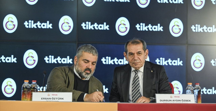 Galatasaray ve TikTak Arasında Yeni Sponsorluk Anlaşması