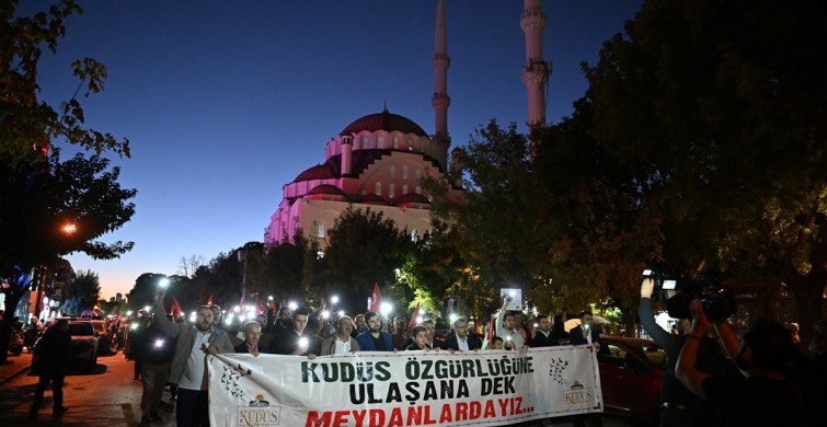 Gaziantep'te Filistin'e Destek Gösterisi