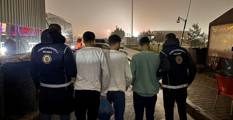Gaziantep'te 3 Düzensiz Göçmen ve 2 Şüpheli Yakalandı