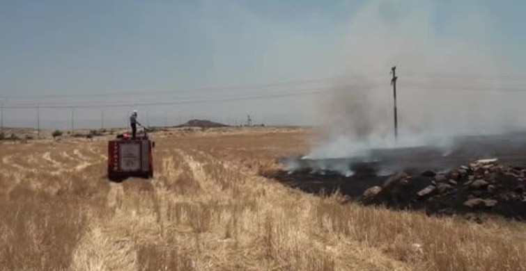 Gaziantep'te anız yangınıyla ilgili 3 kişi gözaltına alındı