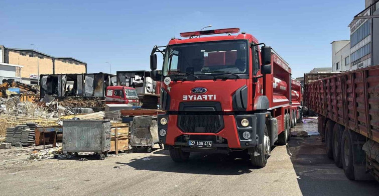 Gaziantep'te çıkan yangın, itfaiye ekiplerinin müdahalesiyle söndürüldü