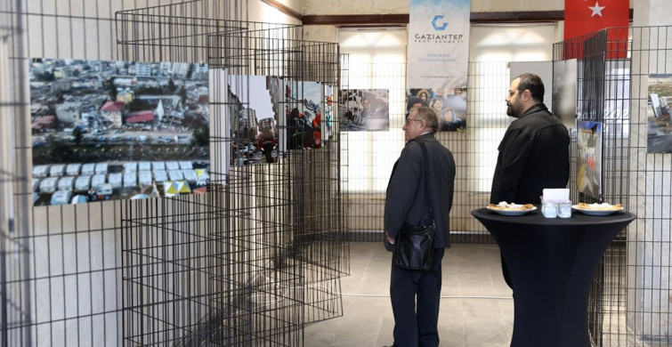 Gaziantep'te Deprem Fotoğrafları Sergisi Açıldı