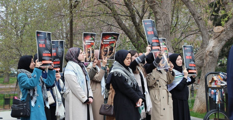 Gaziantep'te İsrail'in İdam Yasası Protesto Edildi