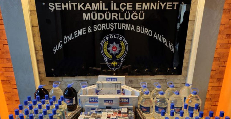 Gaziantep’te Kaçak Alkol Operasyonu Gerçekleşti