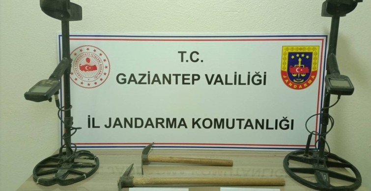 Gaziantep'te Kaçak Kazı Operasyonu: İki Şüpheli Yakalandı