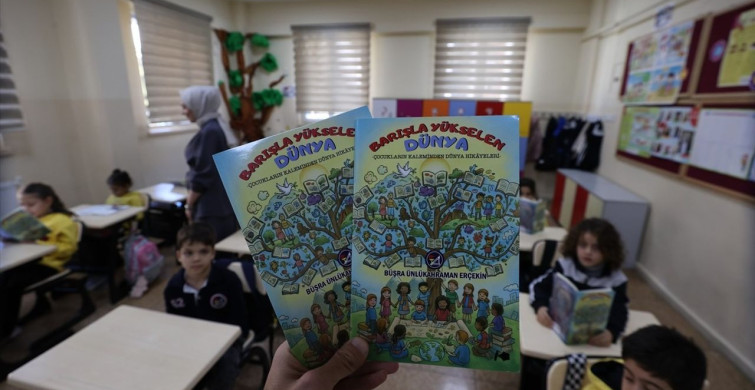 Gaziantep'te Öğrencilerden Barış Mesajı