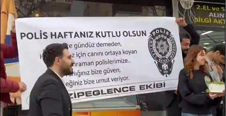 Gaziantep'te Polis Haftası Kutlaması: Sürpriz Pasta ve Alkışlar