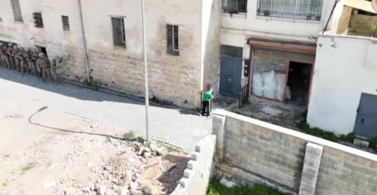 Gaziantep’te Rehine Olayı Dron Kameralarına Yansıdı