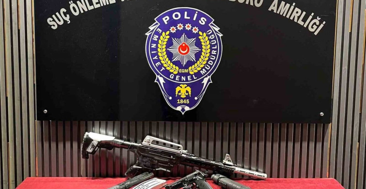 Gaziantep'te ruhsatsız silah operasyonu: 4 silah ele geçirildi, 2 şüpheli gözaltında