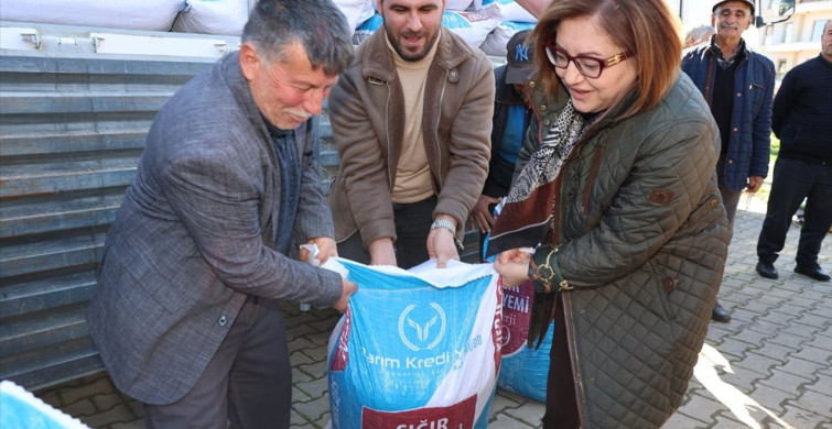 Gaziantep'te Üreticilere Hibe Yem Desteği
