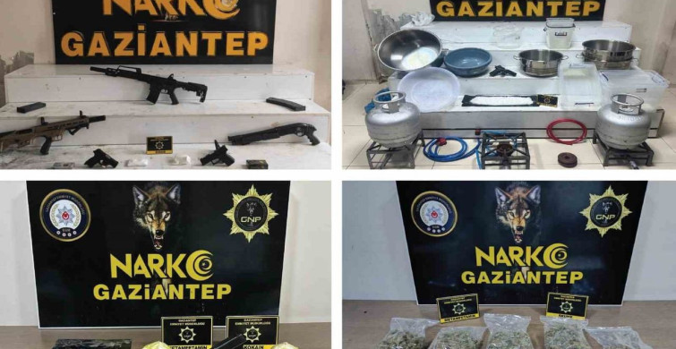 Gaziantep'te Uyuşturucu Operasyonunda 470 Tutuklama