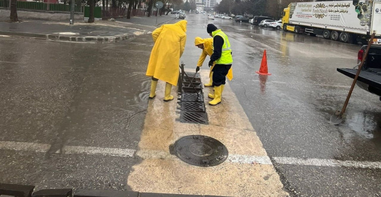 Gaziantep'te Yağışa Karşı Önlemler Artıyor