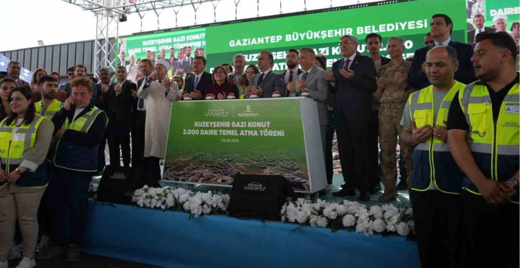 Gaziantep'te Yeni Konut Projesinin Temeli Atıldı