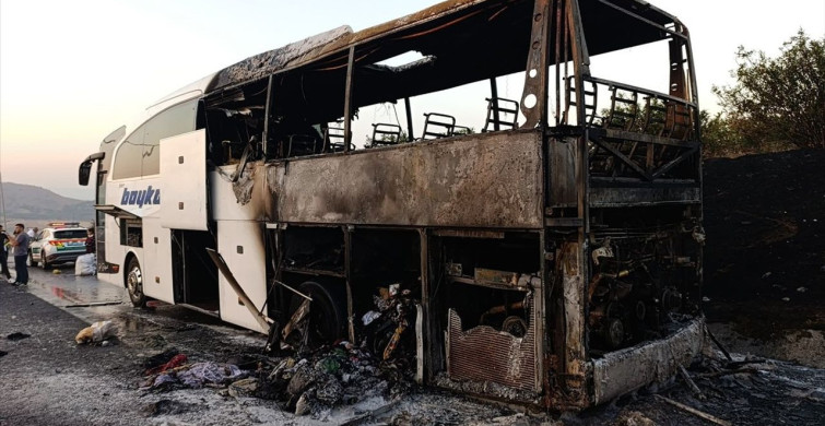 Gaziantep'te Yolcu Otobüsü Yangını: 35 Kişi Kurtarıldı