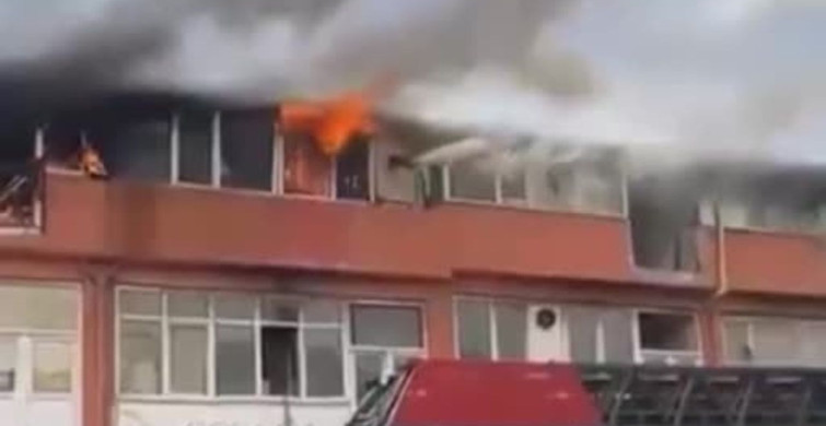 Gaziantep'teki Ayakkabı İmalathanesinde Yangın Paniği