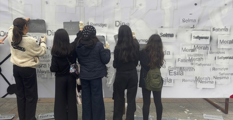 Gaziosmanpaşa'da Dünya Kız Çocukları Günü'nde Filistinli Çocuklar Anıldı