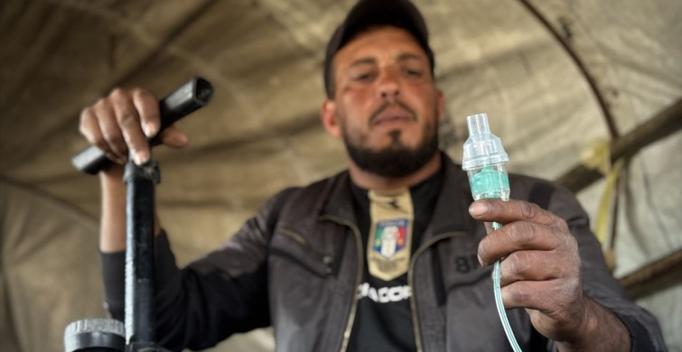 Gazze'de Yaşanan Sağlık Krizi: Lastik Pompasıyla Nefes Almaya Çalışmak