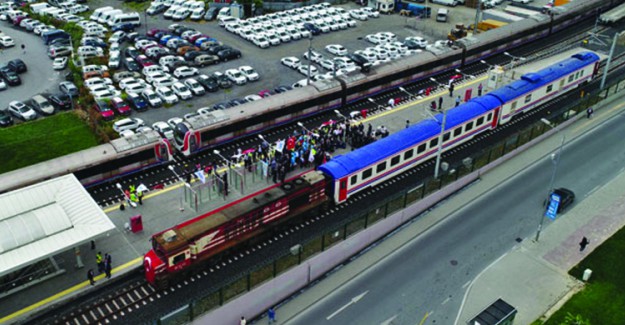 Gebze - Halkalı Demir Yolu Hattında Bu Gece Deneme Sürüşü Yapılacak