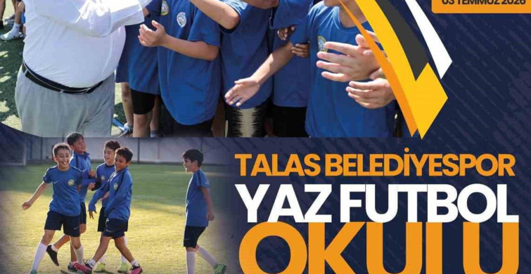 Geleceğin futbolcuları Talas’ta yetişecek