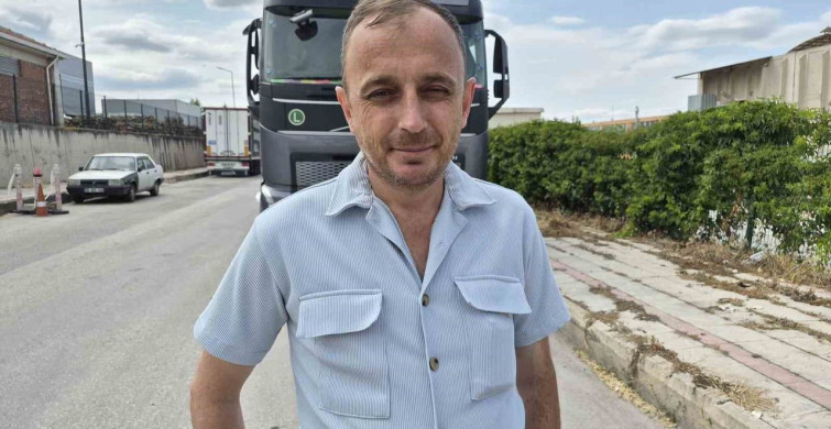 Genç tır şoförünün meslek aşkı
