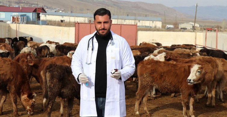 Genç Veteriner Faysal Borizan, Modern Hayvancılıkta Önceliği Sağlığa Veriyor